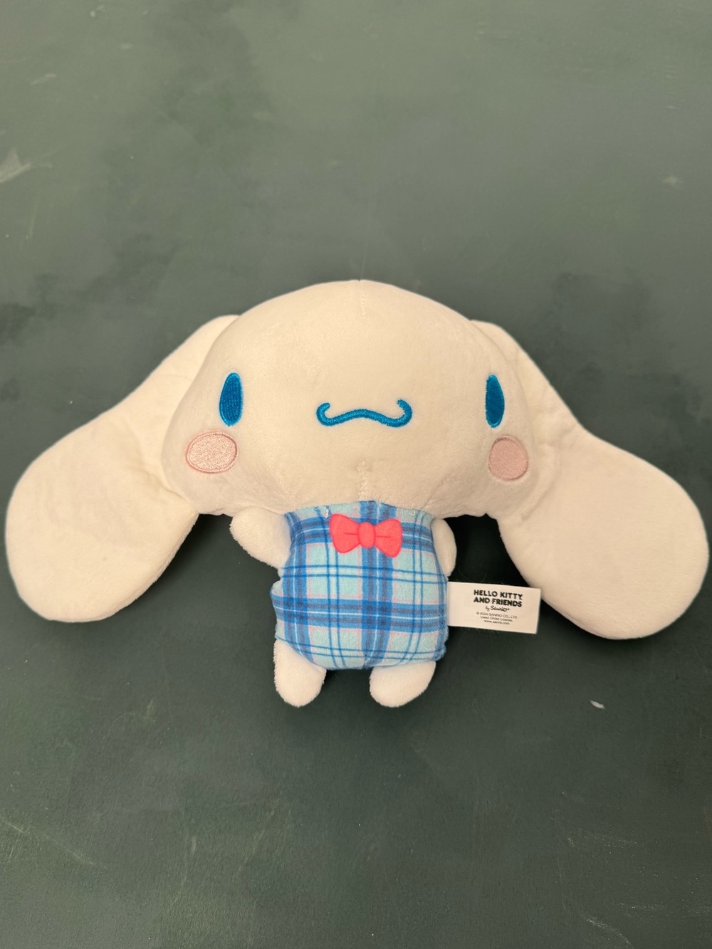 Like New Sanrio Hello Kitty & Friends Plaid Pal - Cinnamoroll plush toy 6”